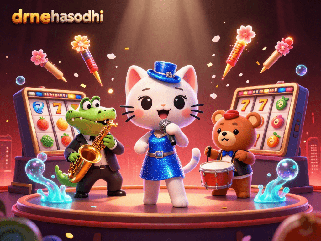 Experience vibrant gaming at drnehasodhi with dazzling slots and exciting casino characters.