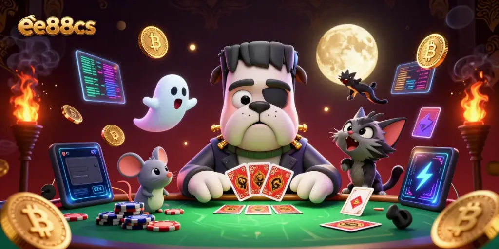 Experience thrilling gameplay at ee88cs with lively characters and vibrant casino elements.