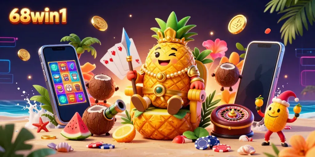 Engage with thrilling 68win1 casino games featuring vibrant characters and dynamic gaming elements.