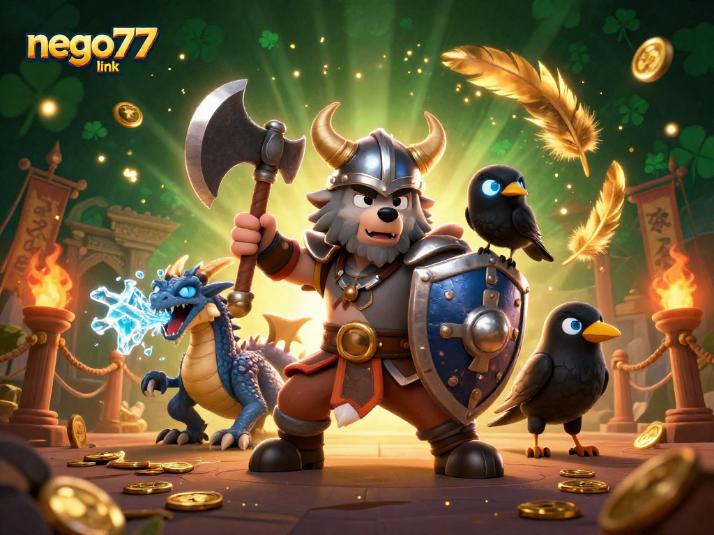 Engage with the exciting nego77 link for online gaming, featuring dynamic characters and immersive casino elements.