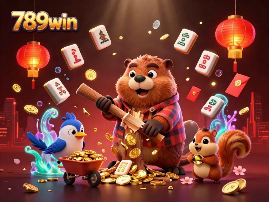 Experience thrilling gameplay with 789win's engaging casino scene full of gold coins and excitement.