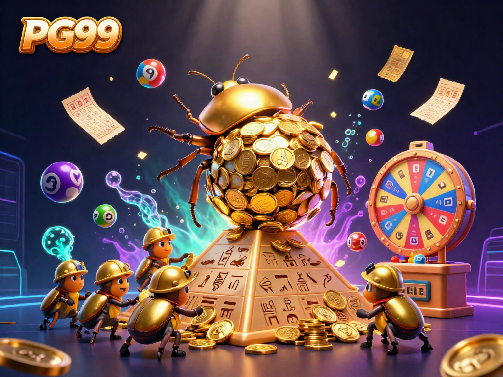 Experience exciting gameplay and winning strategies at PG99 with vibrant lottery and casino elements.