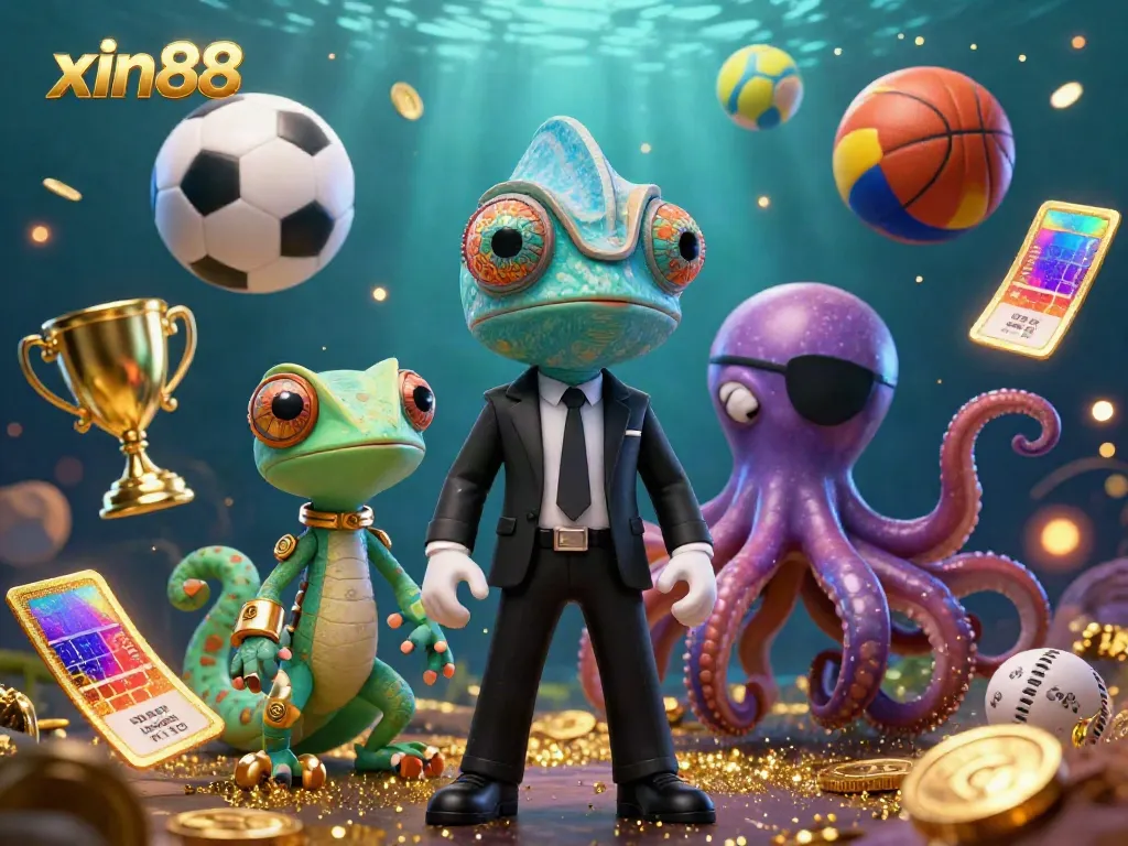 Experience excitement at xin88 with vibrant characters and dynamic betting elements in a rich 3D casino scene.