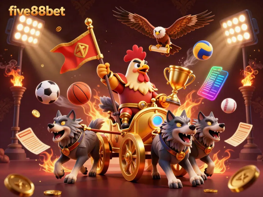 Experience thrilling bets and gold rewards at five88bet with dynamic sports elements.