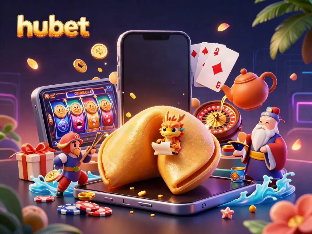 Experience the thrilling world of hubet with dynamic casino characters and slot game elements.
